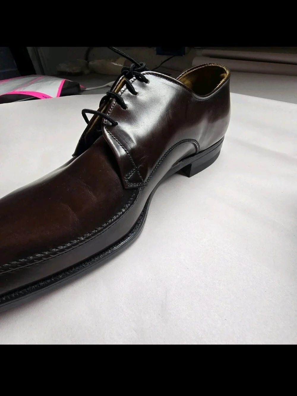 Dunham's Executives Balance Tread Brown Leather Dress Shoe Size 9 See Notes